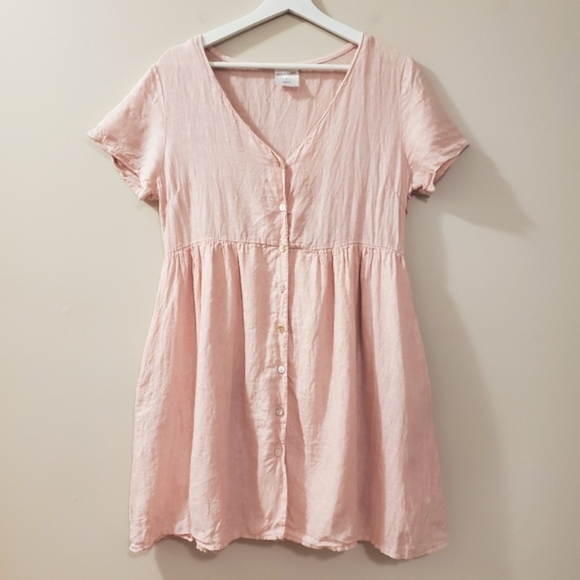 Jillian Harris x Priv - Hamptons Linen Dress with Pockets - Size M - Picture 5 of 8